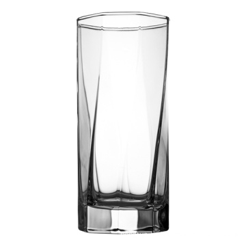 Polygonal household glass cups